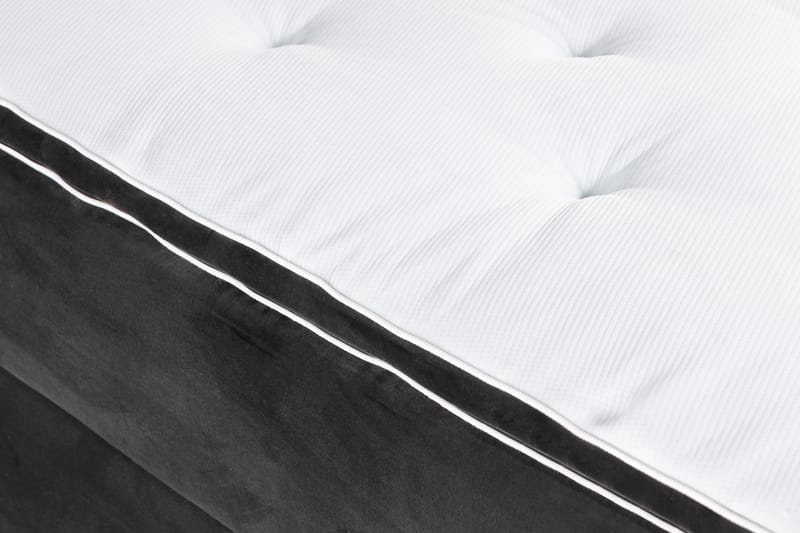 Francisco sengepakke 160x200 med opbevaring - Mørkegrå - Komplet sengepakke - Seng med opbevaring