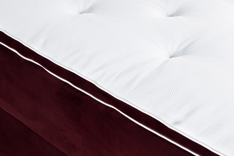 Francisco sengepakke 160x200 med opbevaring - Rød - Seng med opbevaring - Komplet sengepakke