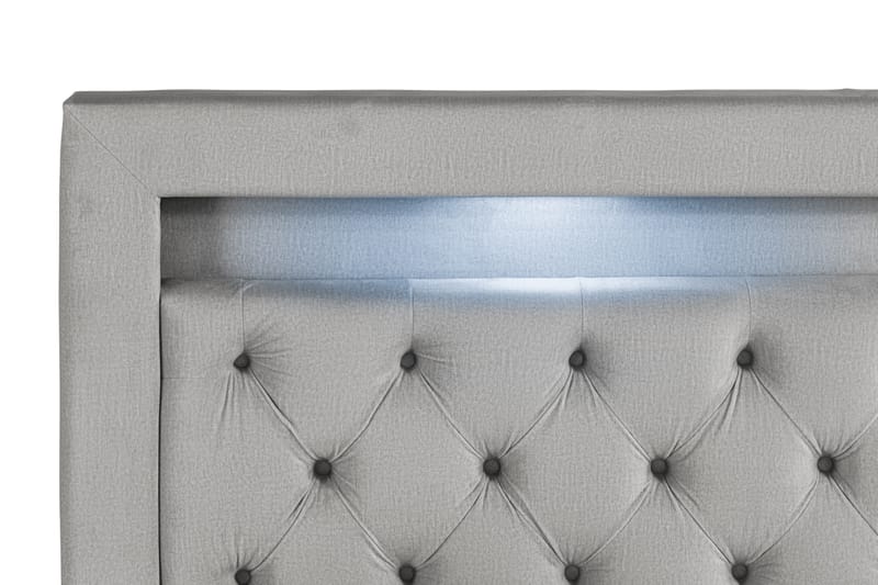 Francisco Sengepakke 160x200 med opbevaringsskuffe - Grå - Komplet sengepakke - Seng med opbevaring