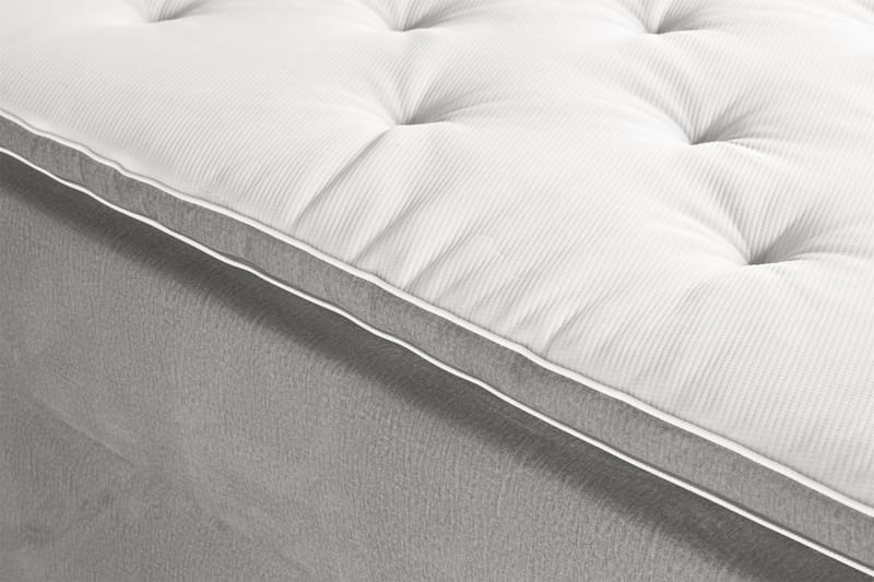 Francisco sengepakke 180x200 med opbevaring - Grå - Komplet sengepakke - Seng med opbevaring