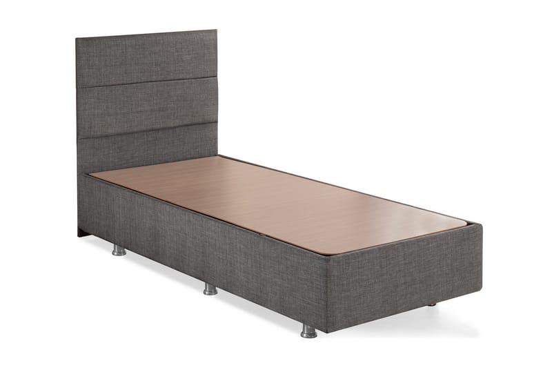 Froknial Opbevaringsseng 90x200 cm - Grå - Møbler - Senge - Seng med opbevaring