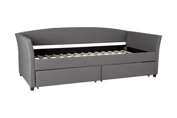 Genesis Seng 90x200 cm - Grå - Møbler - Senge - Seng med opbevaring