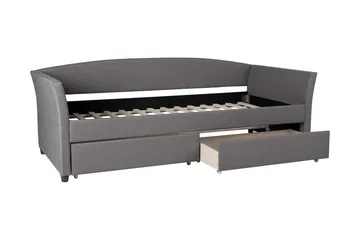 Genesis Seng 90x200 cm - Grå - Møbler - Senge - Seng med opbevaring