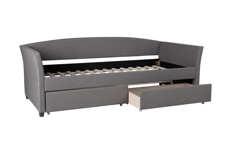 Genesis Seng 90x200 cm - Grå - Møbler - Senge - Seng med opbevaring