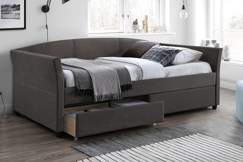 Genesis Seng med Harmony Top Madras Grå, undefined