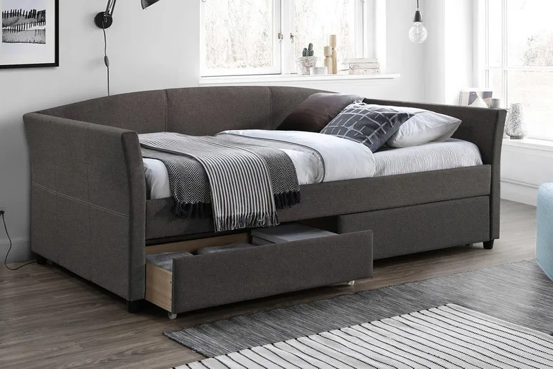 Genesis Seng med Harmony Top Madras Grå, undefined