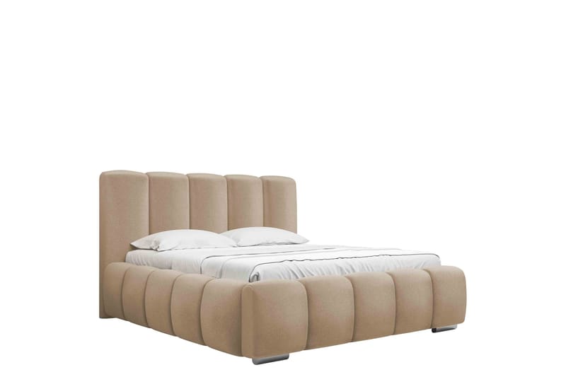 Gioia Opbevaringsseng 140x200 cm - Beige - Møbler - Senge - Seng med opbevaring