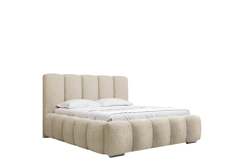 Gioia Opbevaringsseng 180x200 cm - Beige - Møbler - Senge - Seng med opbevaring