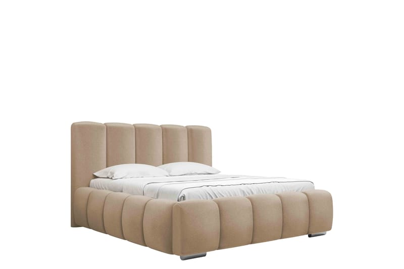 Gioia Opbevaringsseng 180x200 cm - Beige - Møbler - Senge - Seng med opbevaring