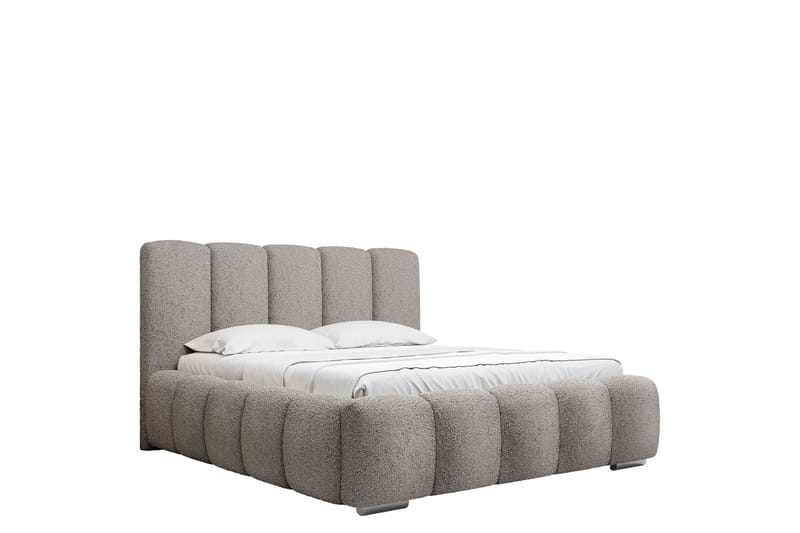 Gioia Opbevaringsseng 180x200 cm - Grå - Møbler - Senge - Seng med opbevaring