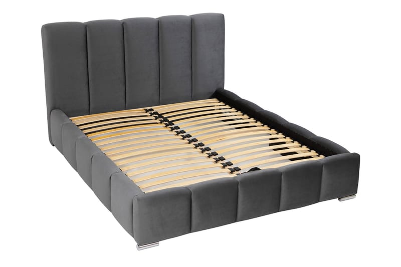 Gioia Opbevaringsseng 180x200 cm - Lyserød - Møbler - Senge - Seng med opbevaring