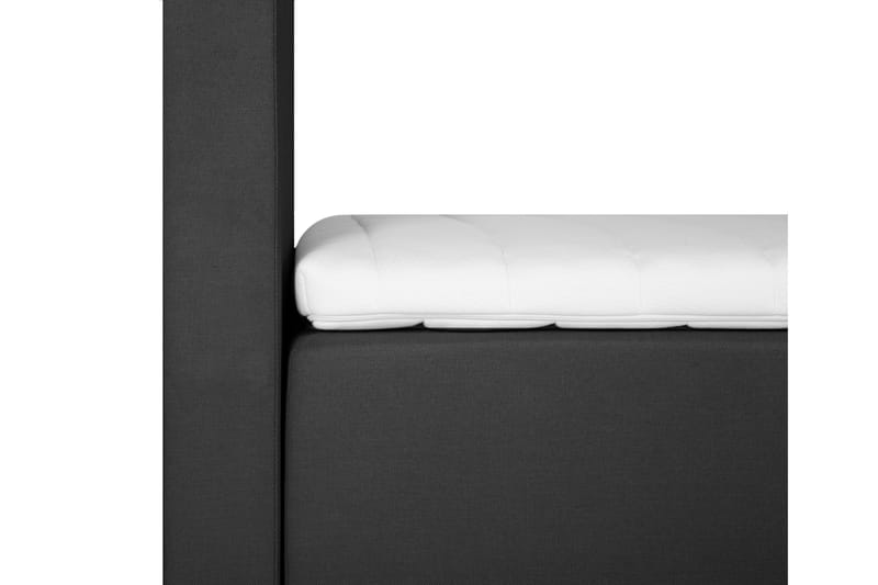 Happy sengepakke opbevaringsseng 140x200 - Mørkegrå - Komplet sengepakke - Seng med opbevaring