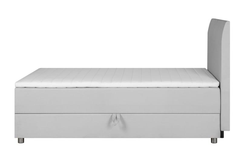 Happy sengepakke opbevaringsseng  90x200 - Lysegrå - Komplet sengepakke - Seng med opbevaring