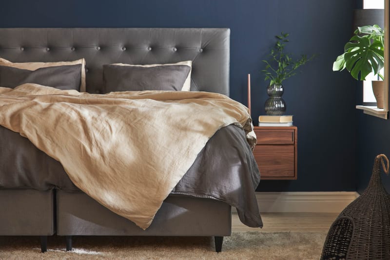 Happy Plus Sengepakke Opbevaringsseng 180x200 cm - Grå - Møbler - Senge - Boxmadras & boxseng