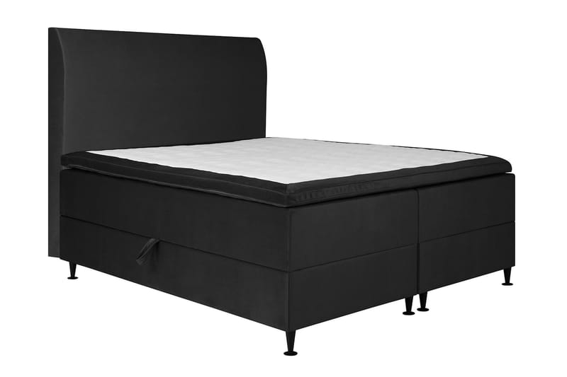 Happy Plus Sengepakke Opbevaringsseng 160x200 cm  - Mørkegrå - Møbler - Senge - Komplet sengepakke