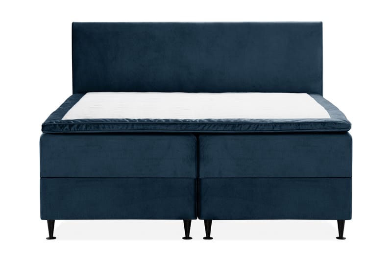 Happy Plus Sengepakke Opbevaringsseng 180x200 cm  - Mørkeblå - Komplet sengepakke - Seng med opbevaring