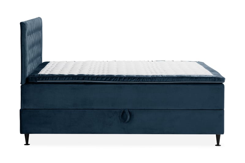 Happy Plus Sengepakke Opbevaringsseng180x200 cm - Mørkeblå - Komplet sengepakke - Seng med opbevaring