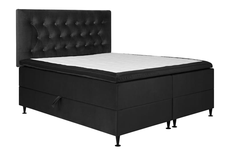 Happy Plus Sengepakke Opbevaringsseng 160x200 cm  - Mørkegrå - Møbler - Senge - Komplet sengepakke