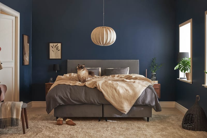 Happy Plus Sengepakke Opbevaringsseng 180x200 cm  - Grå - Møbler - Senge - Komplet sengepakke