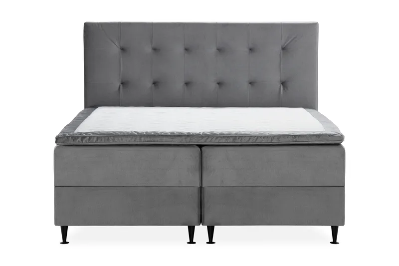 Happy Plus Sengepakke Opbevaringsseng 180x200 cm - Grå - Møbler - Senge - Boxmadras & boxseng