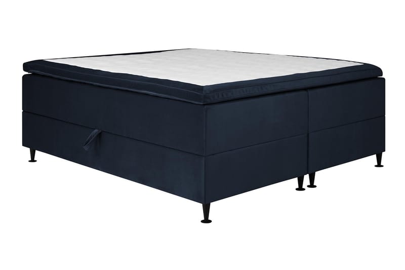 Happy Plus Opbevaringsseng 180x200 cm - Mørkeblå - Møbler - Senge - Komplet sengepakke