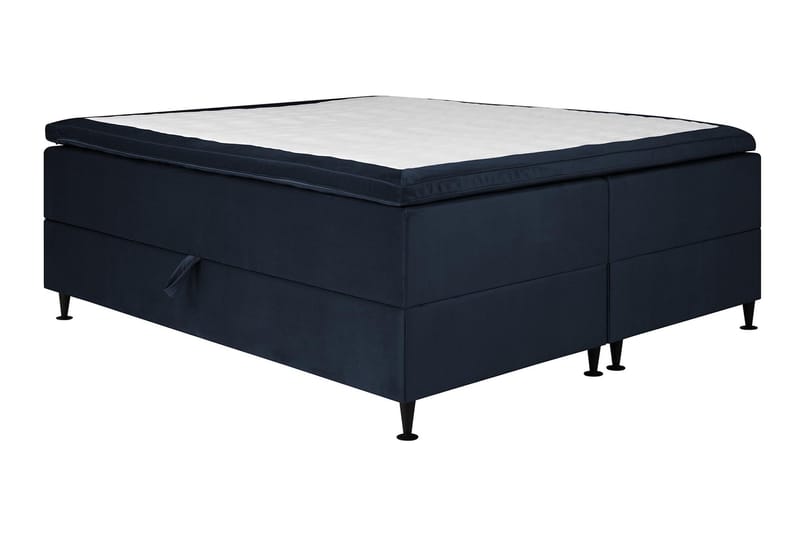 Happy Plus Opbevaringsseng 180x200 cm - Mørkeblå - Komplet sengepakke - Seng med opbevaring