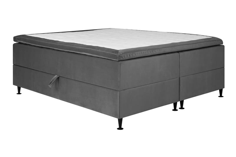 Happy Plus Opbevaringsseng 160x200 cm - Grå - Møbler - Senge - Komplet sengepakke