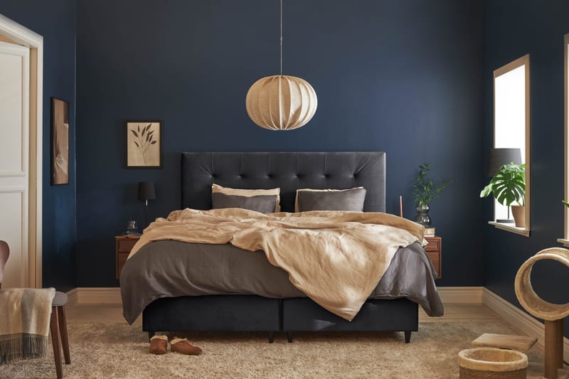 Happy Plus Sengepakke Opbevaringsseng 180x200 cm - Mørkegrå - Møbler - Senge - Boxmadras & boxseng