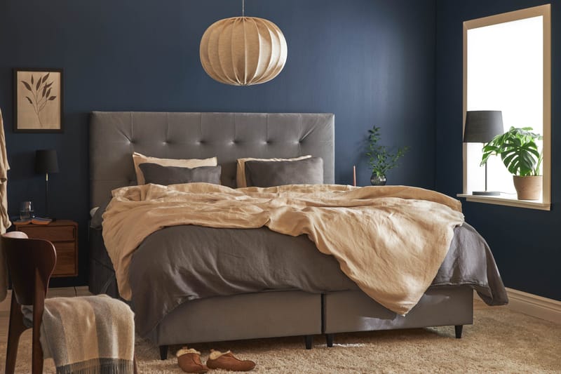 Happy Plus Sengepakke Opbevaringsseng 180x200 cm - Grå - Møbler - Senge - Boxmadras & boxseng