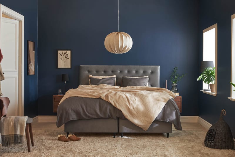 Happy Plus Sengepakke Opbevaringsseng 180x200 cm - Grå - Møbler - Senge - Boxmadras & boxseng