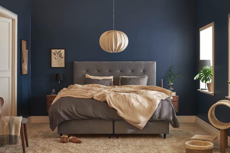 Happy Plus Sengepakke Opbevaringsseng 180x200 cm - Grå - Møbler - Senge - Boxmadras & boxseng