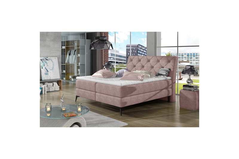 Komplett sängpaket kontinentalsäng Eltap Rosa 160x200 DEL, undefined