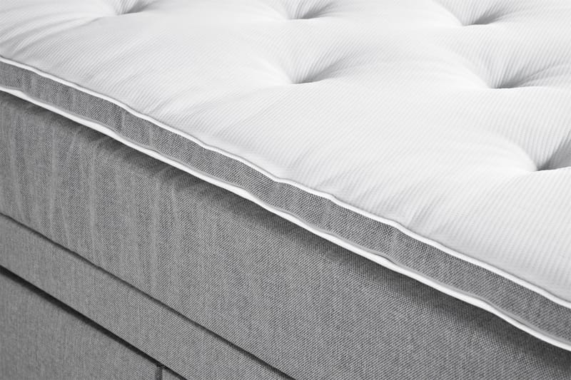 Kontinentalseng Cloud47 Francisco Sengepakke Grå Skuffer - Møbler - Senge - Seng med opbevaring