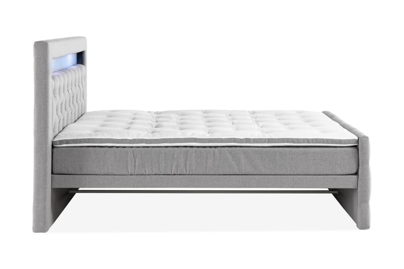 Kontinentalseng Cloud47 Francisco Sengepakke Grå Skuffer - Møbler - Senge - Seng med opbevaring