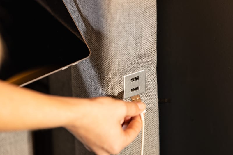 Kontinentalseng Cloud47 Francisco Sengepakke Grå Skuffer - Møbler - Senge - Seng med opbevaring