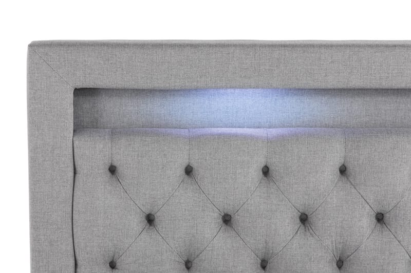 Kontinentalseng Cloud47 Francisco Sengepakke Grå Skuffer - Møbler - Senge - Seng med opbevaring