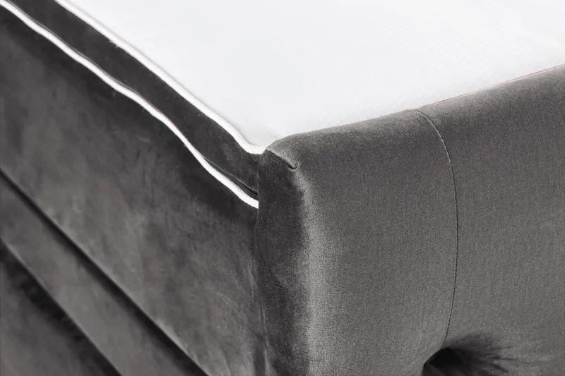 Kontinentalseng Cloud47 Francisco Sengepakke Mørkegrå Skuffer - Møbler - Senge - Seng med opbevaring