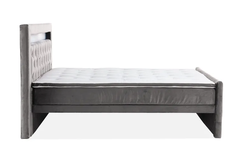 Kontinentalseng Cloud47 Francisco Sengepakke Mørkegrå Skuffer - Møbler - Senge - Seng med opbevaring