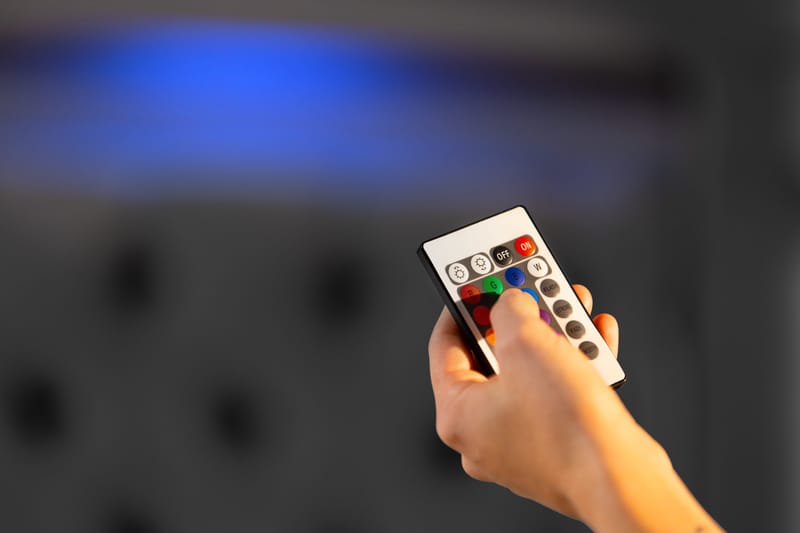 Kontinentalseng Cloud47 Francisco Sengepakke Sort Skuffer - Møbler - Senge - Seng med opbevaring