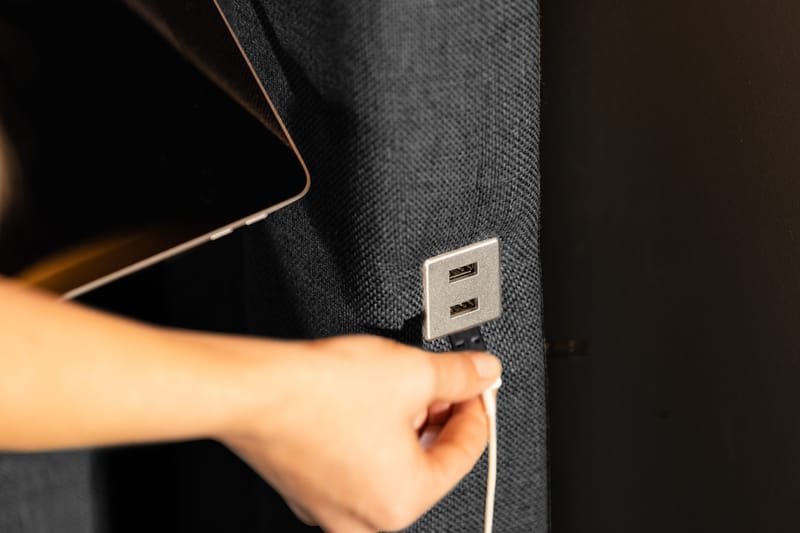 Kontinentalseng Cloud47 Francisco Sengepakke Sort Skuffer - Møbler - Senge - Seng med opbevaring