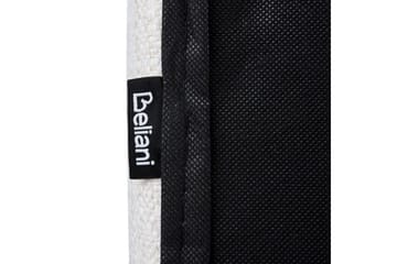 Seng med opbevaring Lagord - Off-white, Sort, 160x200 cm - Møbler - Senge - Sengeramme & sengestel