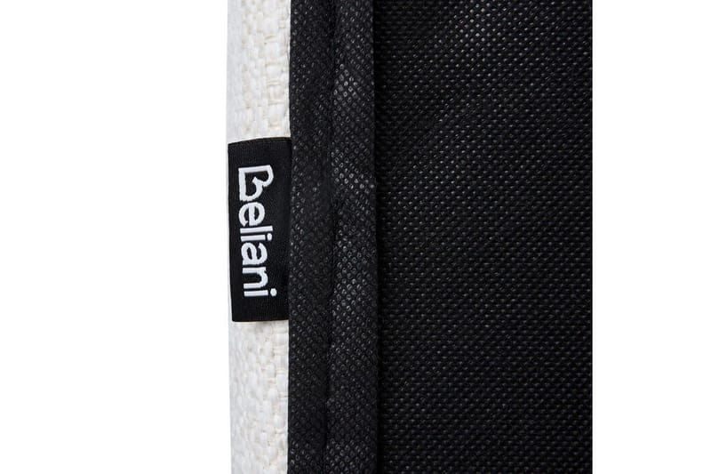 Seng med opbevaring Lagord - Off-white, Sort, 160x200 cm - Møbler - Senge - Sengeramme & sengestel