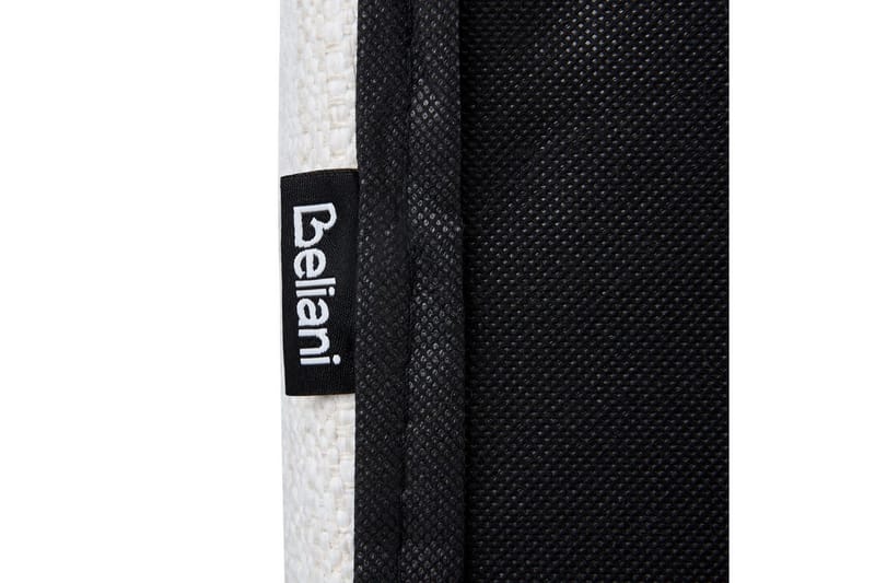 Seng med opbevaring Lagord - Off-white, Sort, 180x200 cm - Møbler - Senge - Sengeramme & sengestel