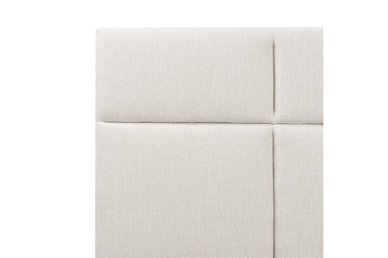 Seng med opbevaring Lagord - Off-white, Sort, 180x200 cm - Møbler - Senge - Sengeramme & sengestel