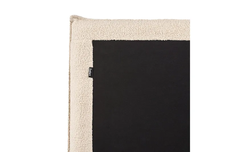 Seng med opbevaring Lavaur - Beige/Bouclé, Beige/bouclé, 160x200 cm - Møbler - Senge - Sengeramme & sengestel