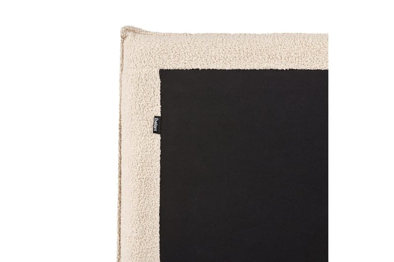 Seng med opbevaring Lavaur - Beige/Bouclé, Beige/bouclé, 180x200 cm - Møbler - Senge - Sengeramme & sengestel