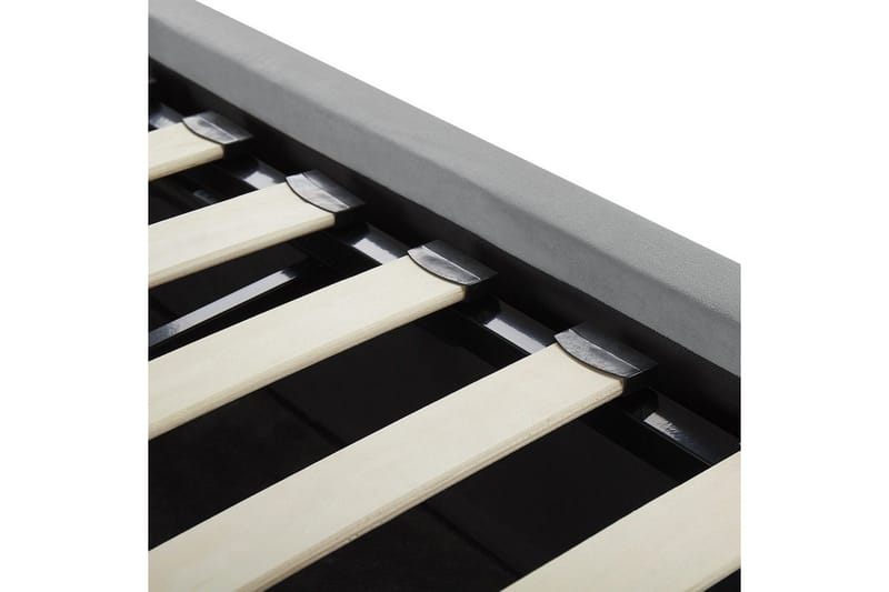 Seng med opbevaring Lorient - Grå/Fløjl, Grå/fløjl, 180x200 cm - Møbler - Senge - Sengeramme & sengestel