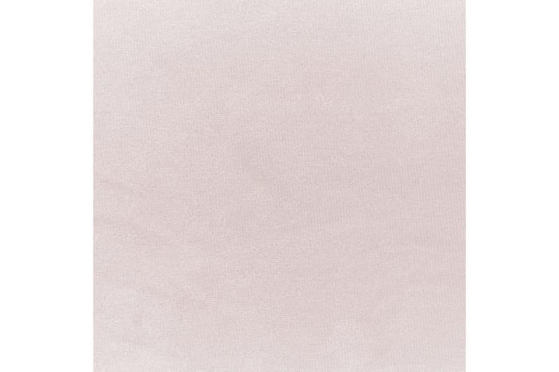 Seng med opbevaring Metz - Pink, sølv/velour, 90x200 cm - Møbler - Senge - Sengeramme & sengestel