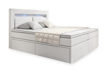 Modena Sengepakke 180x200 med Opbevaring LED-belysning