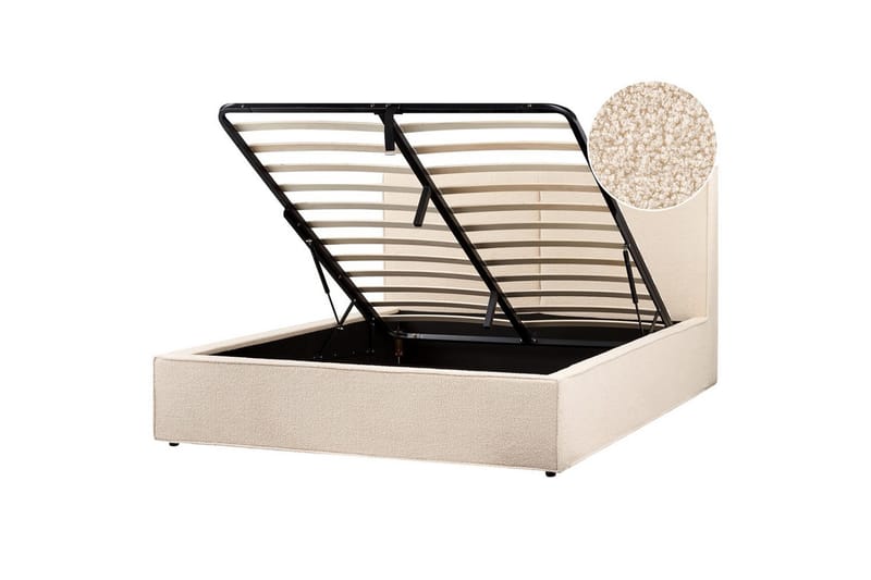 Seng med opbevaring Moissac, 160x200 cm